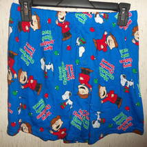 Nwt Mens P EAN Uts Merry Christmas Charlie Brown Knit Boxer Shorts Size S (28-30) - £14.90 GBP