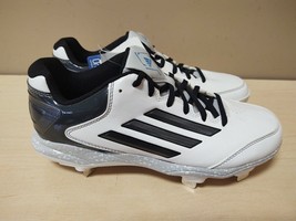 Adidas Abbott Pro 3 Softball Cleats Women&#39;s NEW size 7 White/Black C77082 - $46.55