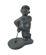 Vintage 70s-80s Big Belly 8&quot; Golfer Statue Figure, Golfing Dad Grandpa F... - $457.88 MXN