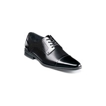 Men's Stacy Adams Kepler Cap Toe Oxford Dress Shoes Leather Black 20204-001 image 3