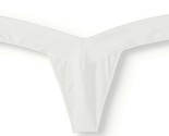 No Boundaries Women&#39;s Seamless V-Thong Panties Size MEDIUM (6) Arctic White - $11.17