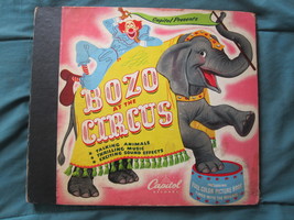 1946 Bozo The Clown At The Circus - Capitol Records Book / Sleeve - no r... - £7.92 GBP