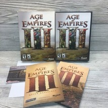 Age of Empires 3 PC  with Box User Manual Reference Guide Product Key Clean Disc - £5.52 GBP