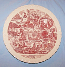 Vernon Kilns Brown Arizona Ceramic Collector&#39;s Plate-10 1/2 inches - £17.21 GBP