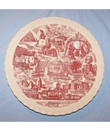 Vernon Kilns Brown Arizona Ceramic Collector&#39;s Plate-10 1/2 inches - $23.03