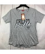 Chicago Bulls NBA Medium Mitchell &amp; Ness Nostalgia Co Shirt Gray Women New - $548.16 MXN