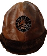 Unisex Original Leather Winter Hat/ Beanie With Fleece. - €13,91 EUR Unisex Original Leather Winter Hat/ Beanie With Fleece. - €13,91 EUR