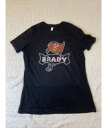 Tom Brady Tampa Bay Buccaneers Bucs Short SLEEVE Women&#39;s Medium Black - $15.00