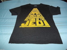 Star Wars The Empre Strikes Back Return of the Jedi crawl font T-Shirt S... - $4.94