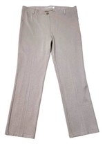 BETABRAND Womens 2X Petite Tan Classic Dress Pant Yoga Pants Straight-Leg  - £25.85 GBP