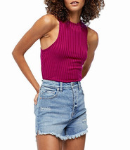 Free People Womens Tank Top Check It Out Sleeveless Purple Size Xs OB1103291 - £28.89 GBP