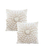 SOGA 2X 45cm Luxurious Textured Flower Pillowcase - $96.05 CAD
