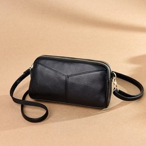 100% Genuine Leather Women Shoulder bags Cowhide Women Handbags High Quality Fem - £23.60 GBP