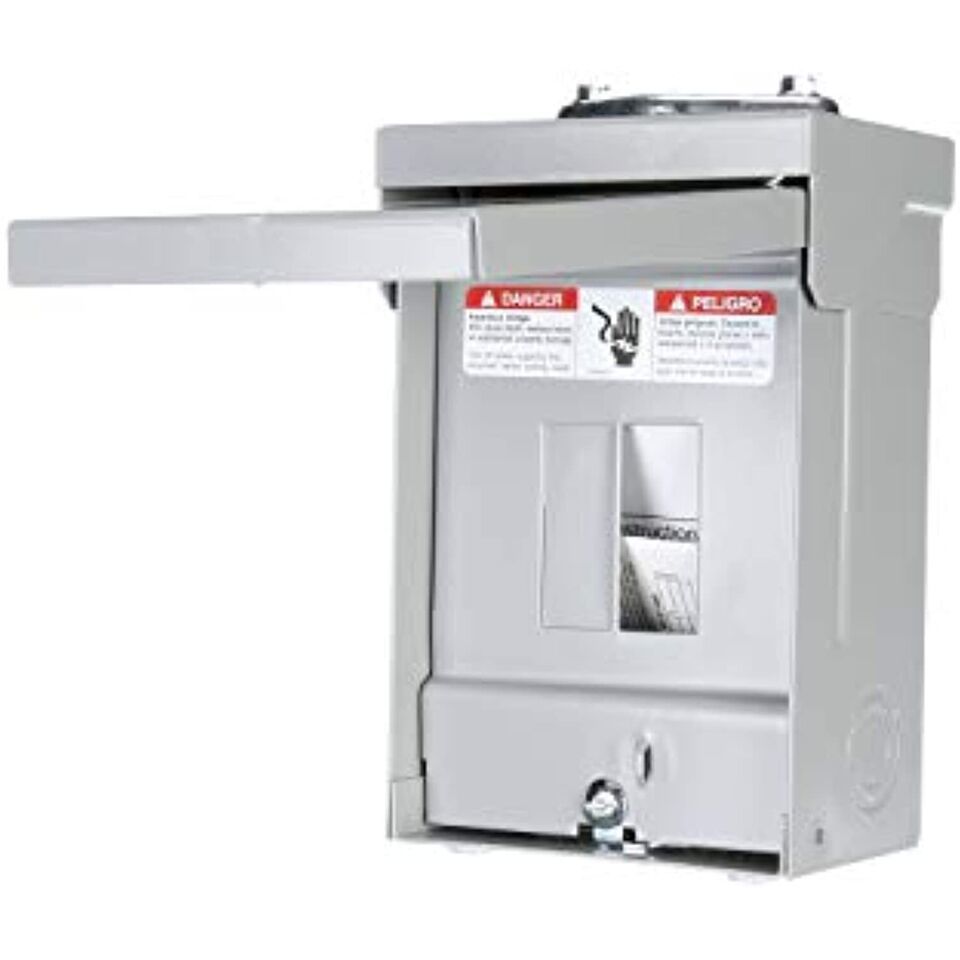 Siemens W0204ML1060U 60 Amp Outdoor Circuit Breaker Enclosure , Gray - $62.37