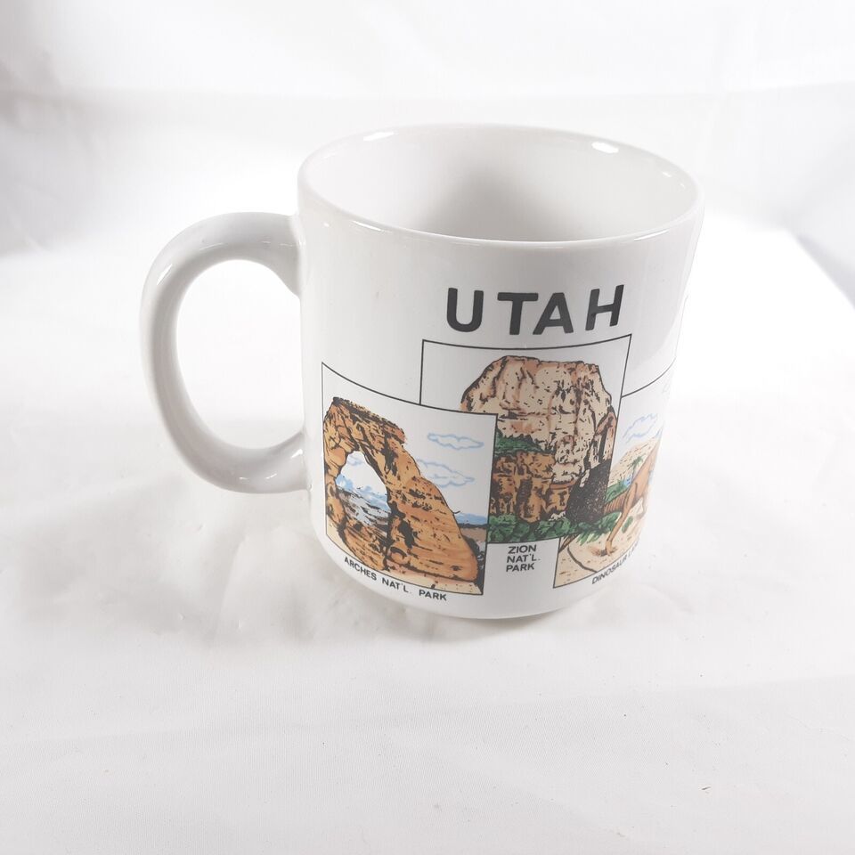 Primary image for Utah National Parks Great Lake Vintage Coffee Cup Mug Souvenir