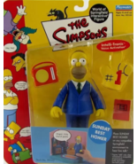 Playmates The Simpsons Sunday Best Homer Action Figure 2000 World of Spr... - £14.68 GBP