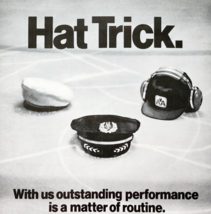 1972 American Airlines Ice Hockey Advertisement Aviation Sports Vintage ... - $40.88 CAD