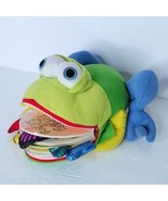 Frog Book Puppet Monday the Bullfrog Plush Story Book Matthew Van Fleet ... - $20.78
