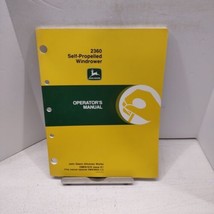 John Deere 2360 Self-Propelled Windrower Owner Operator Manual OME81676 NOS - $14.35