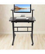 60cm Adjustable Height Stand Up Laptop Desk Computer Standing Desk with ... - $67.48