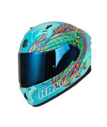 HAX Obsidian Pro Full Face Dual Visor Adult Motorcycle Helmet for Motorb... - $539.96