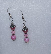 Pink Pearl Earrings - $10.00
