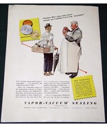 WHITE CAPS MILK BOTTLE CAPS FORTUNE MAGAZINE AD CLIPPING VINTAGE 1937 ET... - $29.99