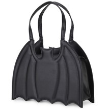 Goth Dark Style Bat Shape Purses and Handbags for Women Halloween Party Totes Lo - £75.24 GBP