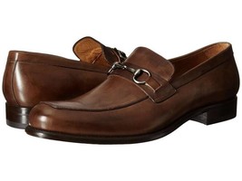 $420 Mezlan Worcester Bit Loafers Dress Shoes Brown Men&#39;s 8 - £126.76 GBP