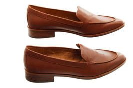 Aerosoles Women&#39;s East Side Loafer Dark Tan Leather Size 9 M US - £23.34 GBP