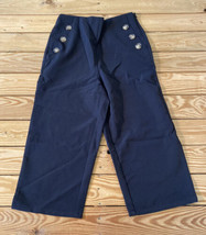 All Worthy NWOT Women’s Hunter Mcgrady Crop Sailor pants size 2 Black AQ - £14.47 GBP