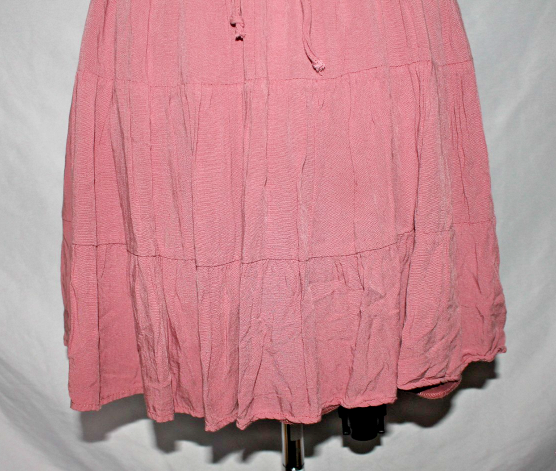 I Love Oasis Women's Size S Mauve Off Shoulder Elastic Waist Tiered Mini Dress Item image 4