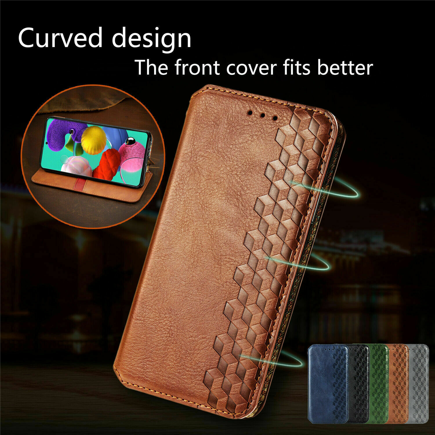 Flip Leather Wallet Magnetic Case Cove For Huawei P40 Pro Y5P Y6P Y8P Nova 7 8SE