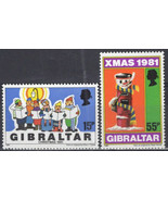 ZAYIX Gibraltar 414-415 MNH Christmas Children Singing Mailbox 042523S91M - $1.50