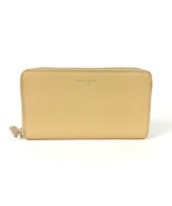 New Kate Spade Foster Crossing Dara Leather Wallet Natural Beige NWT - $53.46