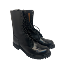 Corcoran Men&#39;s 10&quot; Leather Side Zip Combat Boots 985 *Made In USA* Black 11.5M - £133.55 GBP