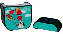 Hardshell Fashion Case For AirPods 2nd Gen 1st Gen - PENGUIN Keychain Carabiner image 3