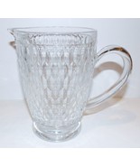 STUNNING SIGNED VILLEROY &amp; BOCH CLEAR BOSTON 40 OZ 7 1/4&quot; PITCHER - $49.00