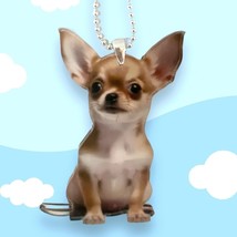 Chihuahua 2D Acrylic Pendant: Cute Dog Charms, Keychain Accessories - $6.88