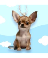 Chihuahua 2D Acrylic Pendant: Cute Dog Charms, Keychain Accessories - $6.88