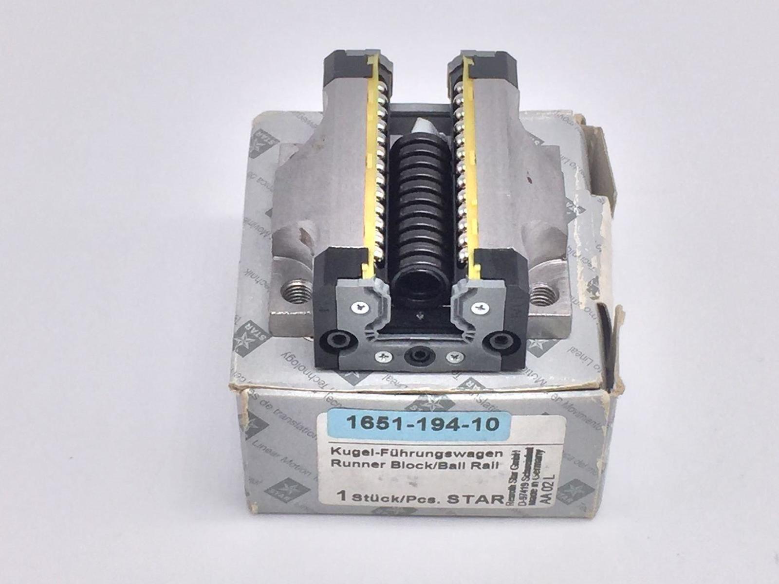 Rexroth 1651-194-10 Star® Linear Ball Bearing Block  - $122.00