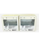 2 PACK~Hubbell HBL57482IV Standard Metal Raceway Switch/Receptacle Box~I... - $29.50 CAD
