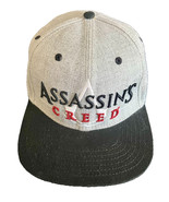 ASSASSINS CREED Gray Black Baseball Cap Snapback Embroidered Logo 2016 U... - $15.47