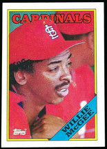 1988 Topps #160 Willie McGee St. Louis Cardinals - £1.01 GBP