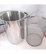 Oneida Immaculate Asparagus Pasta Pot Strainer colander 18/10 Stainless ... - €24,00 EUR