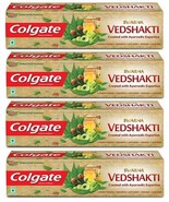 Colgate Swarna Vedshakti Toothpaste - 200gm (Pack of 4) free shipping - £36.06 GBP