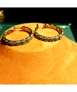Exquisite Aurora Borealis Hoop Earrings - $600.48 MXN