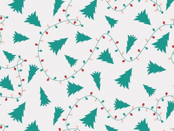 Lights &amp; Trees Christmas Tissue Paper 20x30&quot; Set of 12 - $7.43