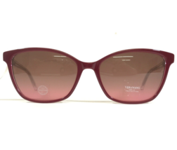 Vera Wang Sunglasses Elizabeth CY Red Clear Swarovski Crystals Red Brown Lenses - £67.08 GBP
