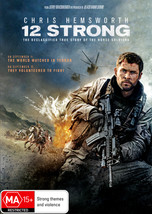 12 Strong DVD | Chris Hemsworth, Michael Shannon | Region 4 - £9.11 GBP